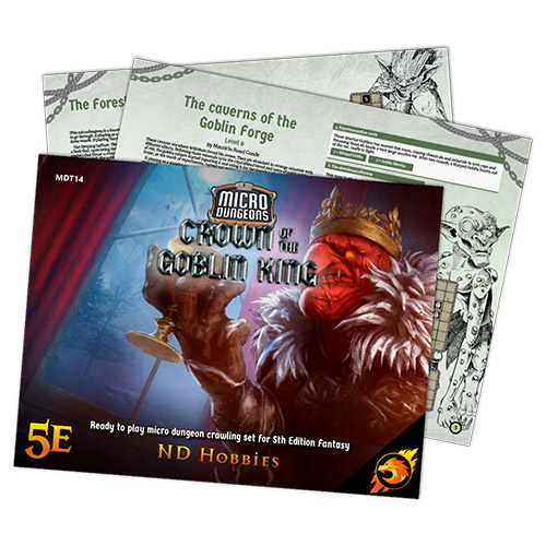 Subscribe and get for free: Micro Dungeons Crown of the Goblin King